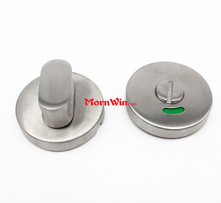 Stainless steel bathroom indicator thumb turn toilet door lock