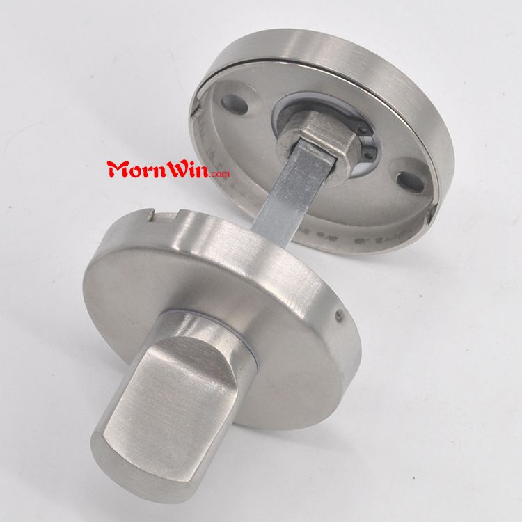 Stainless Steel Bathroom Hardware Fittings Toilet Cubicles Indicator WC Door Lock Thumb Turn Knob