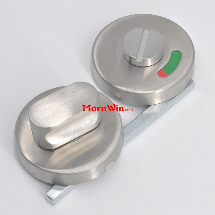 Cubilox Stainless Steel 304 360 Degree European Designed Pubilic Bathroom Toilet Hardware Door Lock Toilet Indicator Lock