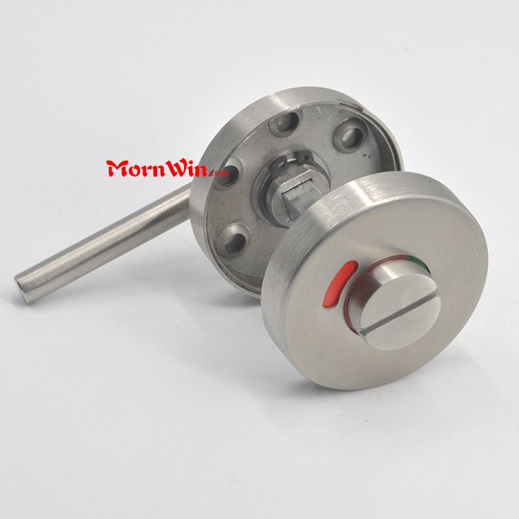 Stainless Steel Bathroom Partition Indicator Toilet Cubicle Door Lock