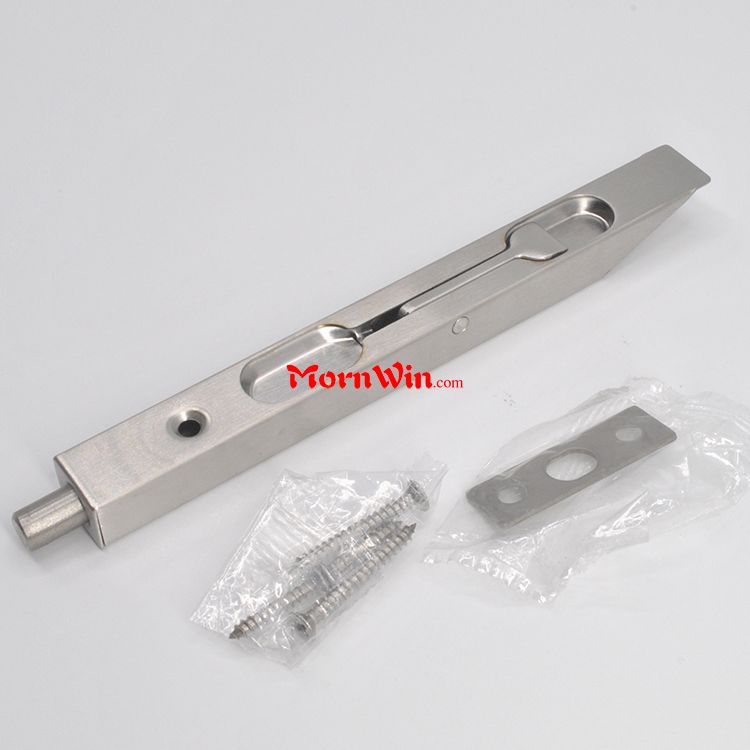 Hot Selling Stainless Steel Latch Lever Action Flush Slide Lock Door Bolt