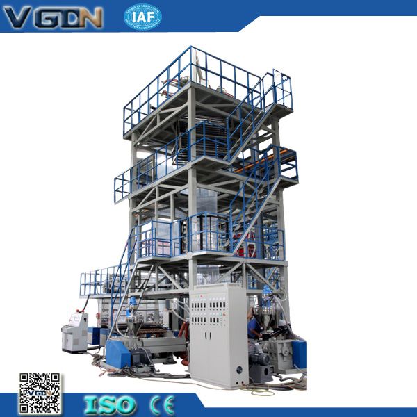 3-layer co-extrusion blown film extrusion lines 