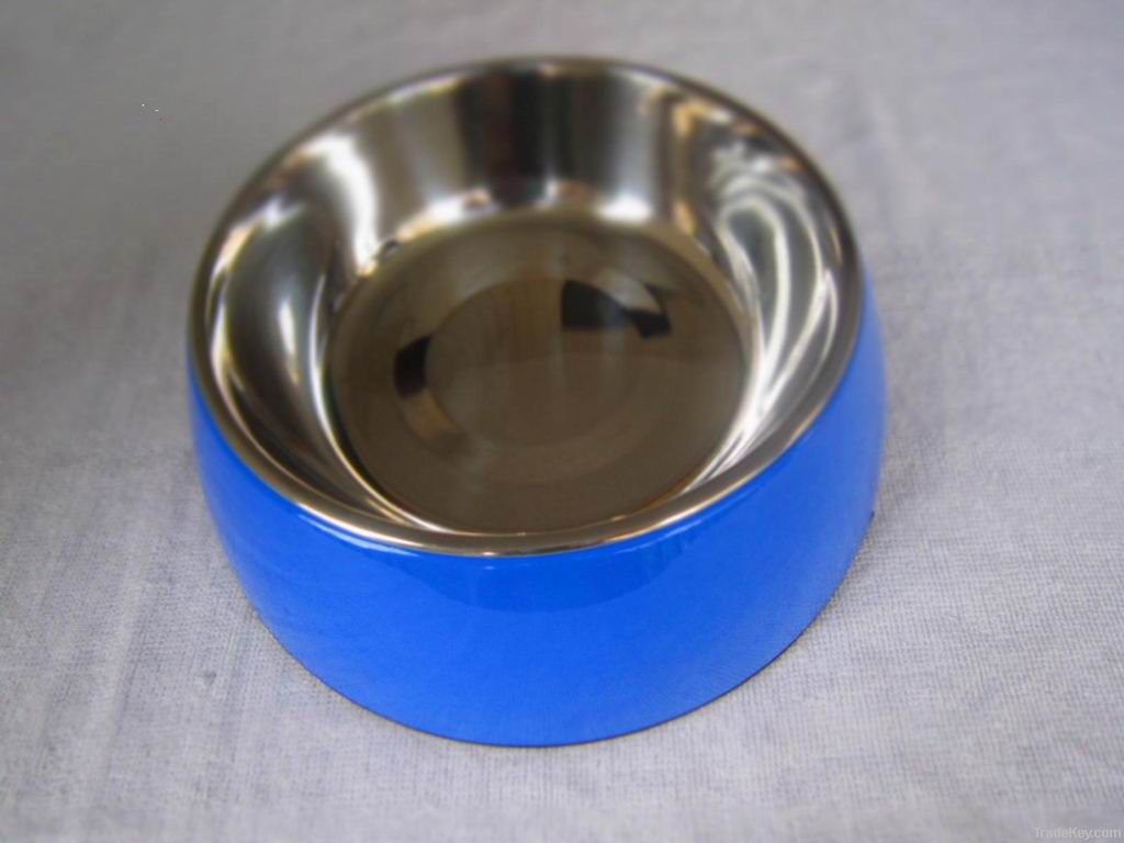 2-in-1 Cat Dish, Blue