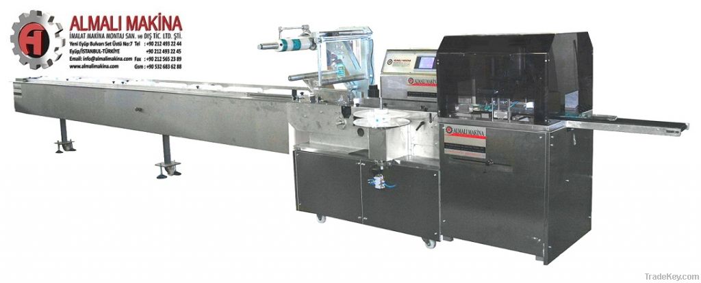 ALM-2060  FULL AUTOMATIC MOBILE JAW HORIZONTAL PACKAGING MACHINE