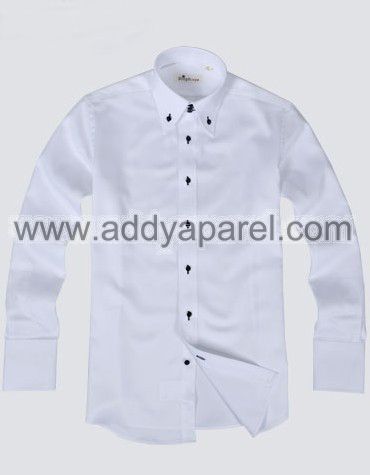 Men's Three Button High Neck Shirt