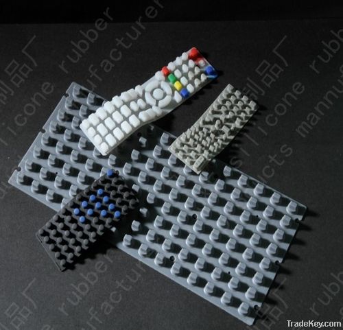 Silicone keypad, conductive button