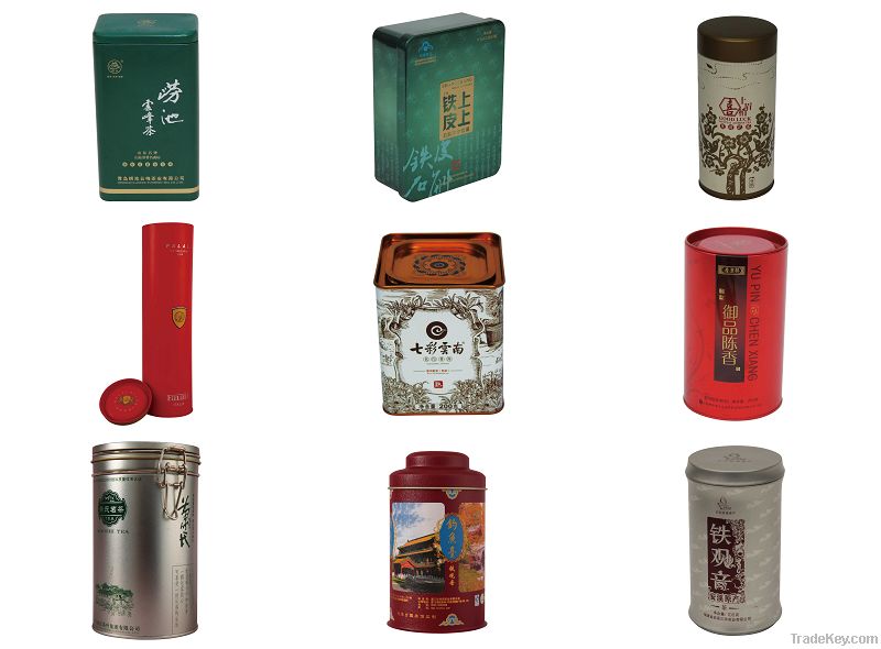 Metal Tea Or Coffee Tin Cans