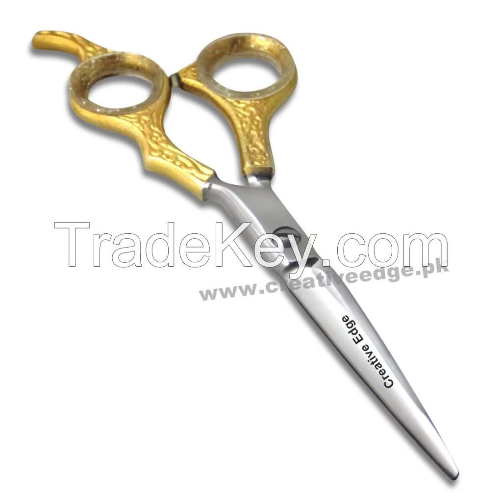 New Offset Professional Hairdressing Scissors Barber Hair Shears 6&quot; GOLD