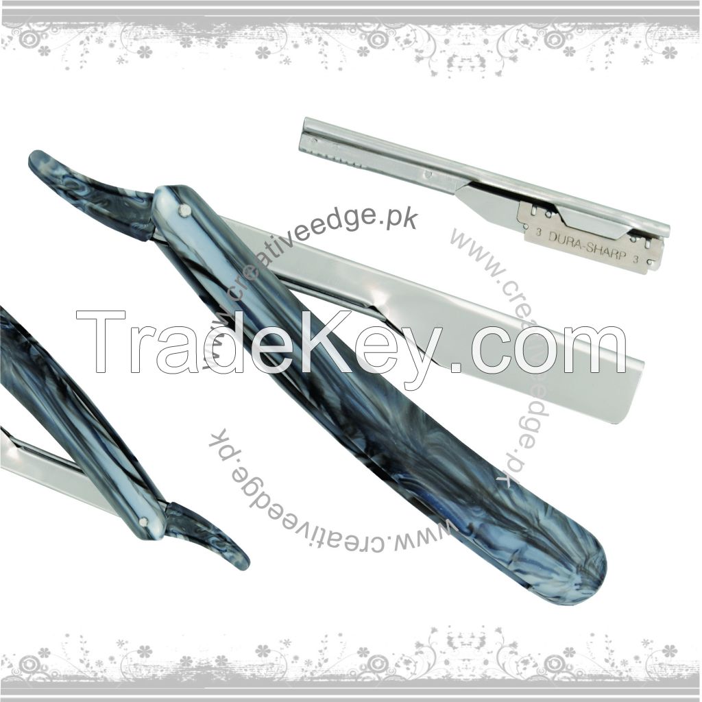 BARBER STRAIGHT CUT THROAT SALON SHAVING RAZOR SHAVETTE RASOI RASOIRS