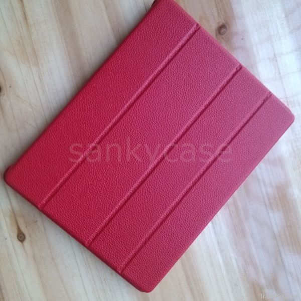 Elegance leather cover for the new iPad4, 3, 2