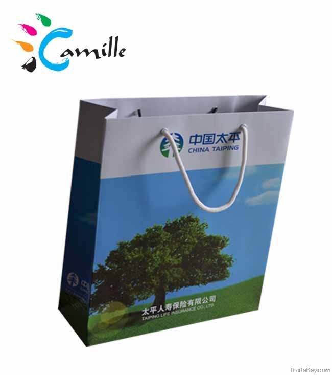 colorful coated paper bag
