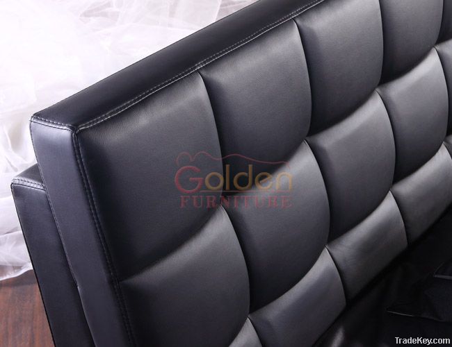 Cozy High Quality Soft Black Bed G822#