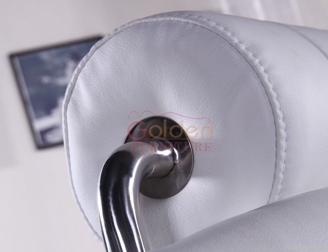 Newest Model Genuine Leather High Quality Bed - White