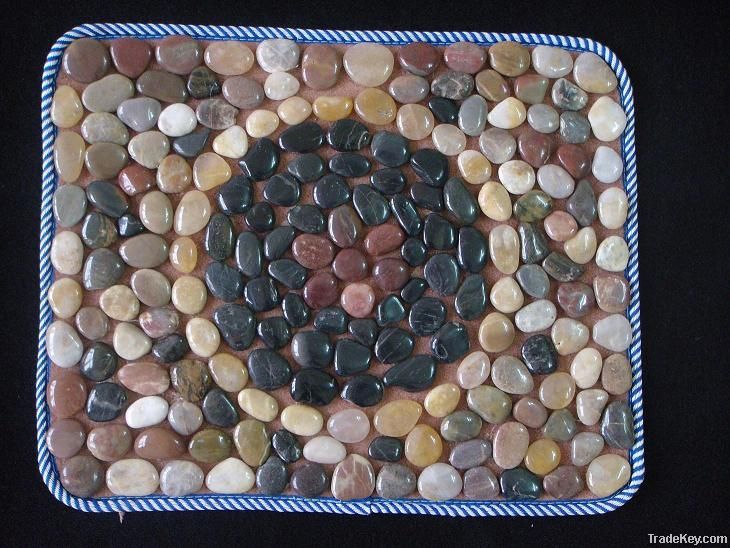 Excellent Quality And Natural Color Pebble Mosaic