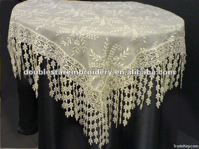 embroidery lace table cloth