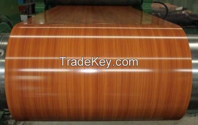 Wooden Printed Galvanized Steel Coil