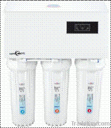 Steel bracket 5 stage RO water filtration system with gauge and pump