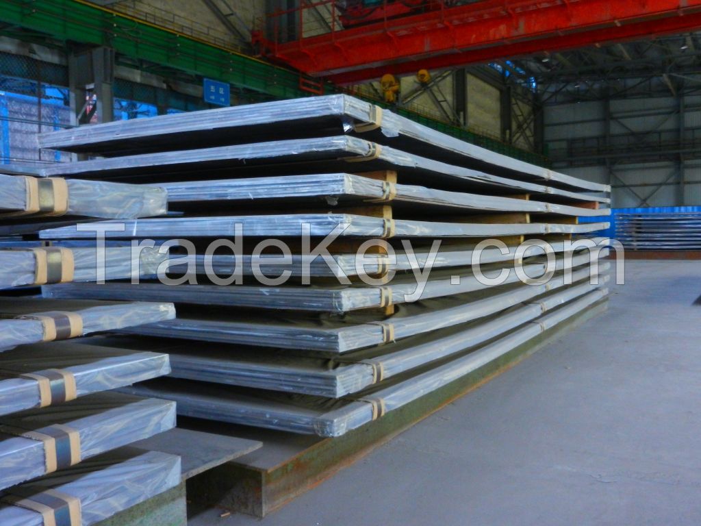 Pipe line steel clad plate