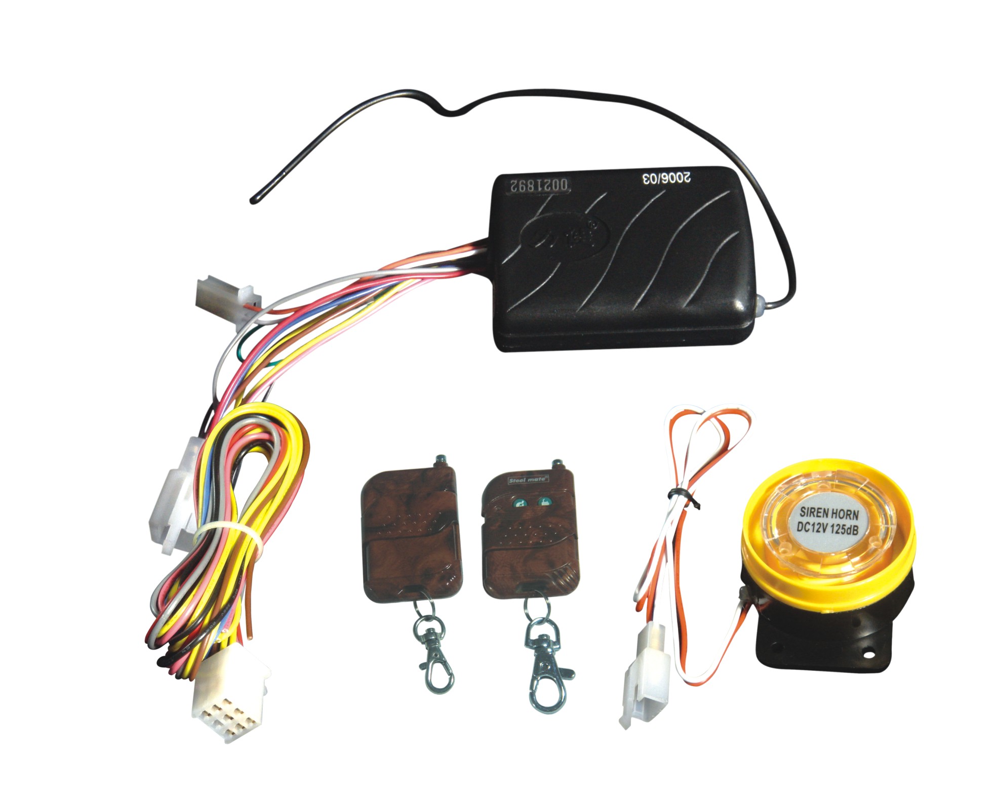 one-way motorcycle alarm system(with engine start)