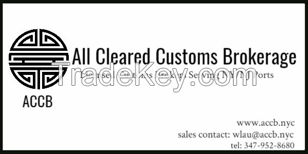 US Customs Clearance New York / All Cleared Customs Brokerage