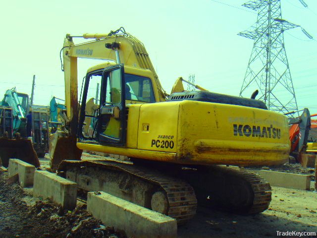 used komatsu PC200-6 excavator