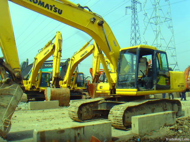 used komatsu PC200-6 excavator