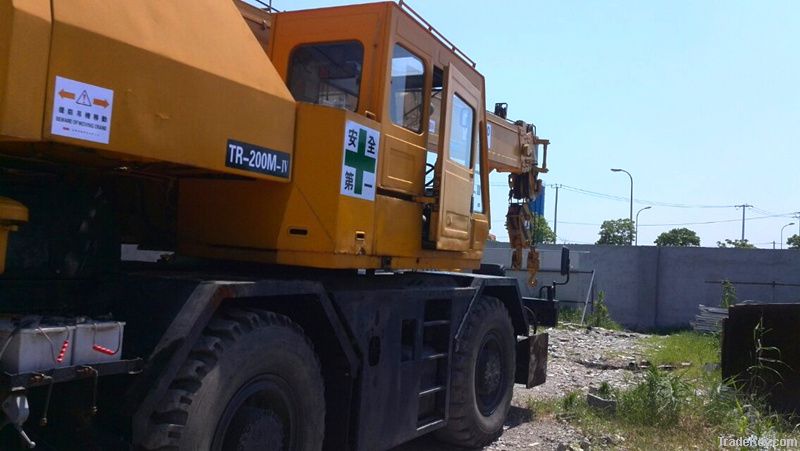 Used TADANO TR-200M Terrain Crane