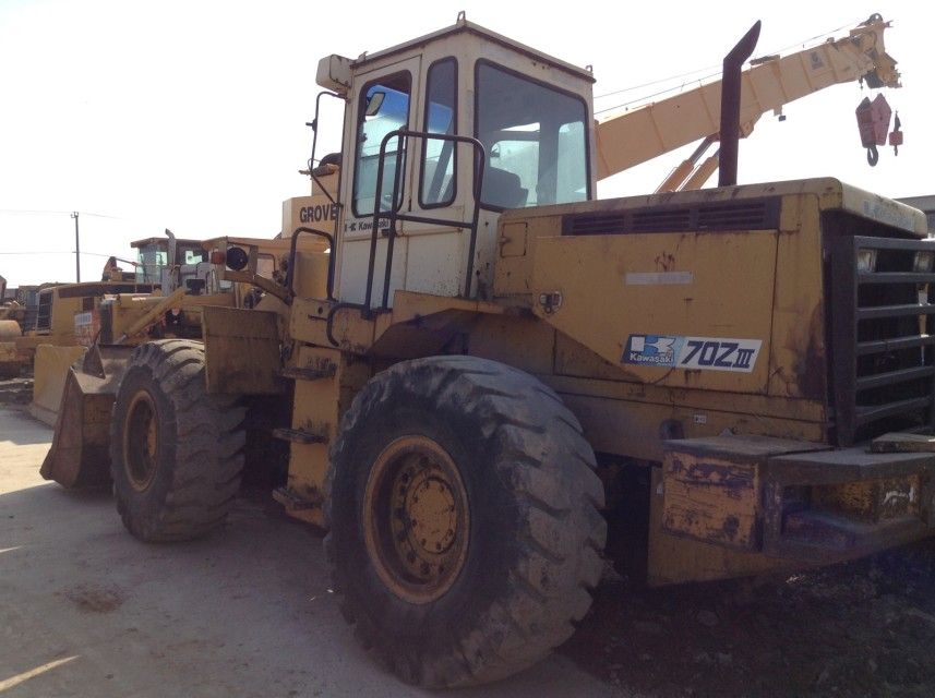 Used KAWASAKI 70ZIII Wheel loader sale china