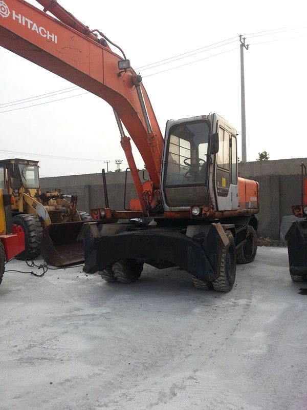 Used HITACHI EX160WD Wheel excavator for sale china original japan