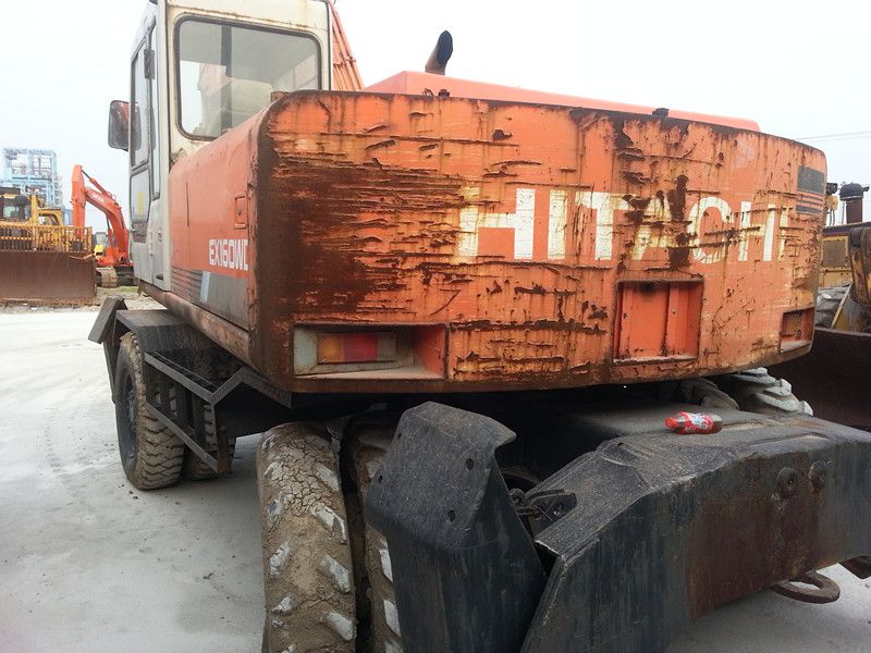 Used HITACHI EX160WD Wheel excavator for sale china original japan