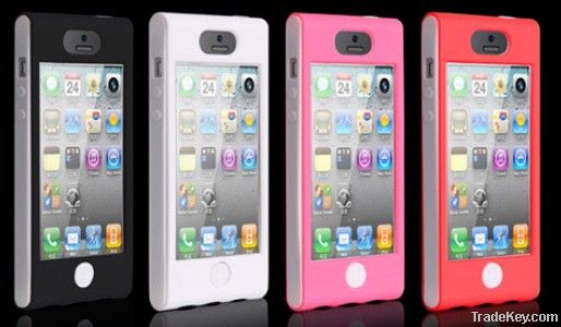 Shock-proof slim PC case for iPhone 5