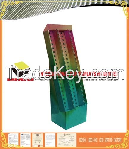 Merchandising High Quality Strong Cardboard Power Wing Displays For Garment 