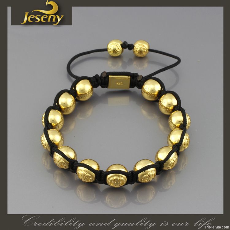 Fashion Jewelry Jeseny gold plated CZ Crystal Bracelet