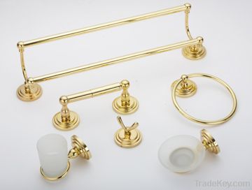 brass plated with  chrome bathroom accessories