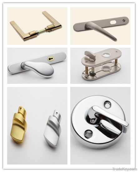 brass plated with  chrome bathroom accessories-door handle