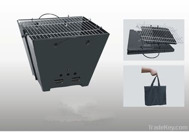 like a notebook foldable BBQ(pro manufacturer and OEM logo)