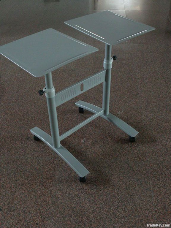 Movable Presenting Dual Platform Projection Trolley/projector Trolley/