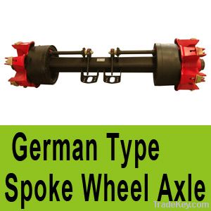 Germany type spoke axle