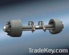 American type trailer rear axle