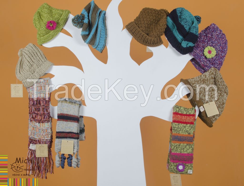 scarves, beanies