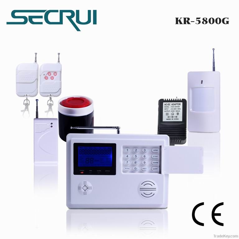 GSM/PSTN home security wireless alarm system