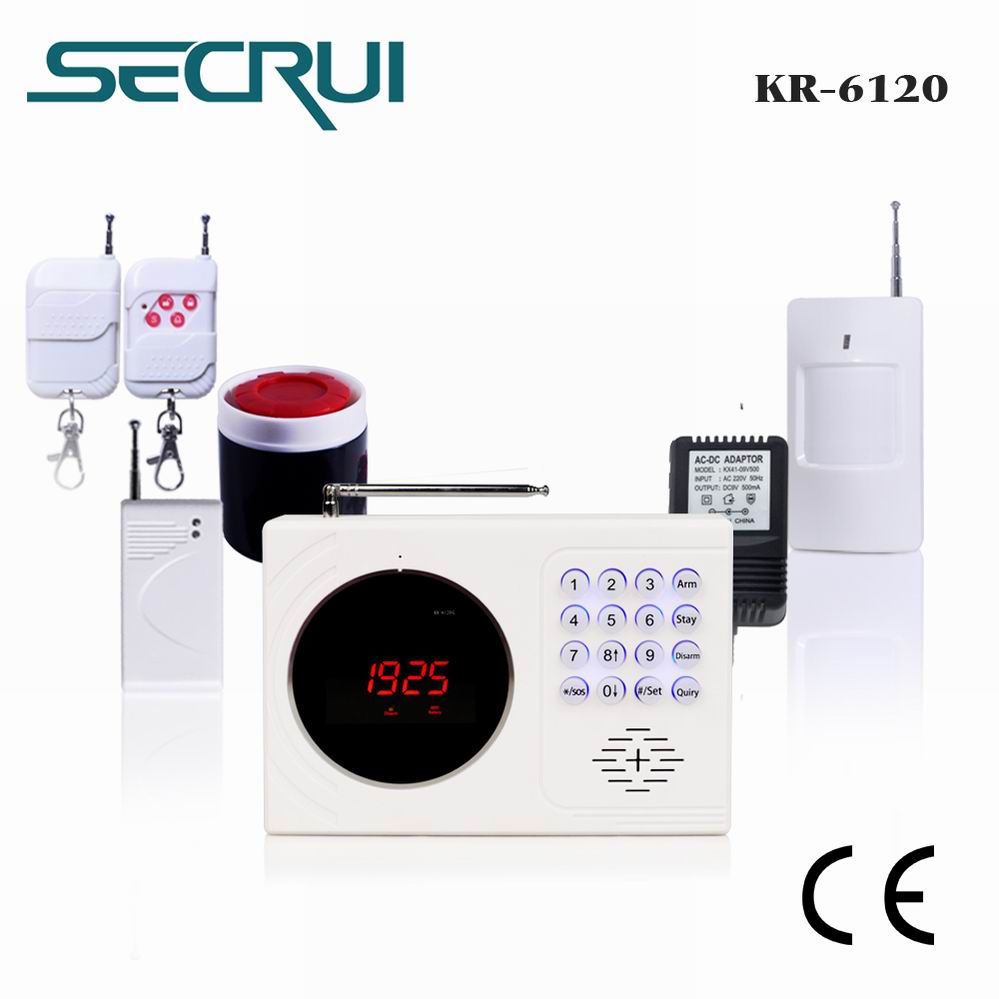 120 zones intelligent home gsm security  with CE certification KR-6120G