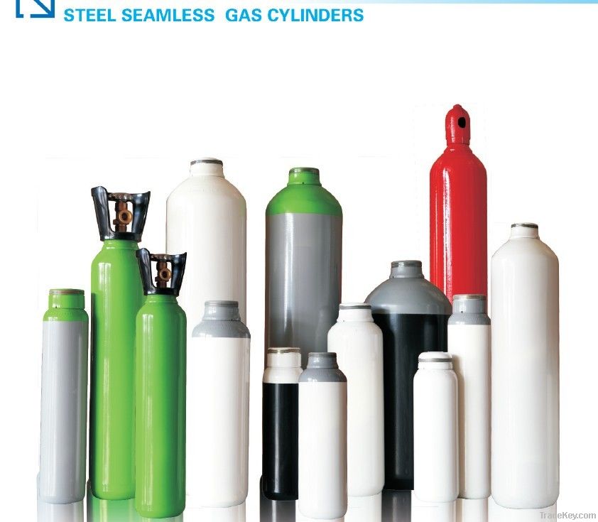 Steel seamless industrial  gas cylinder