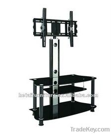 Black Cantilever TV stand