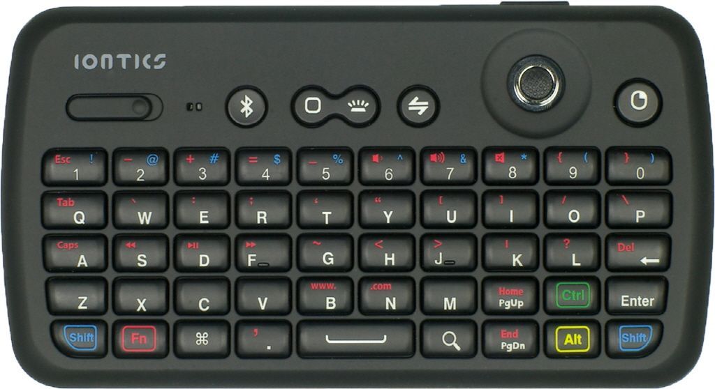 Wireless Bluetooth Mini Qwerty Keyboard with Sliding Jog Mouse