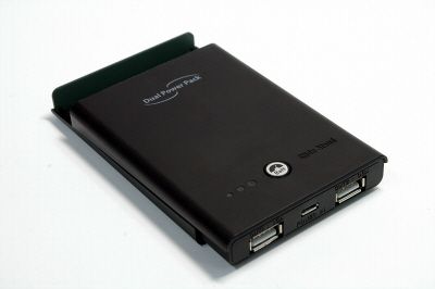 Dual Port Mobile Power Bank and Slide Stand