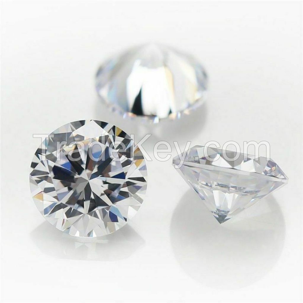 Loose Moissanite G-H White Round Diamond Cut 5.00 MM - 10.00 MM Best used For Jewelry manufacturing