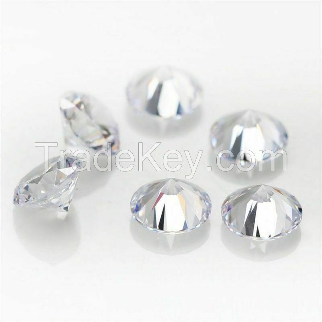 Loose Moissanite G-H White Round Diamond Cut 5.00 MM - 10.00 MM Best used For Jewelry manufacturing