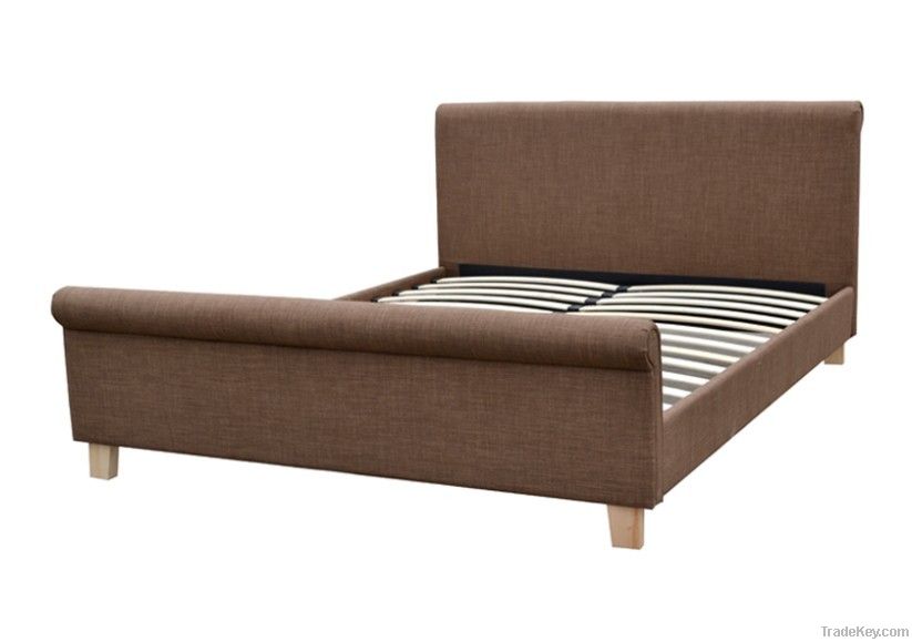 Upholstered Fabric Bed