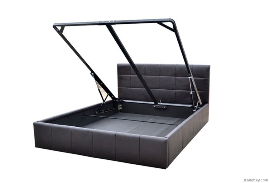 Hot Sell Upholstered Gas-lift Bed